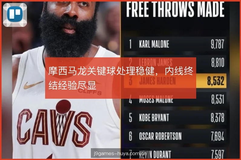 摩西马龙关键球处理稳健，内线终结经验尽显